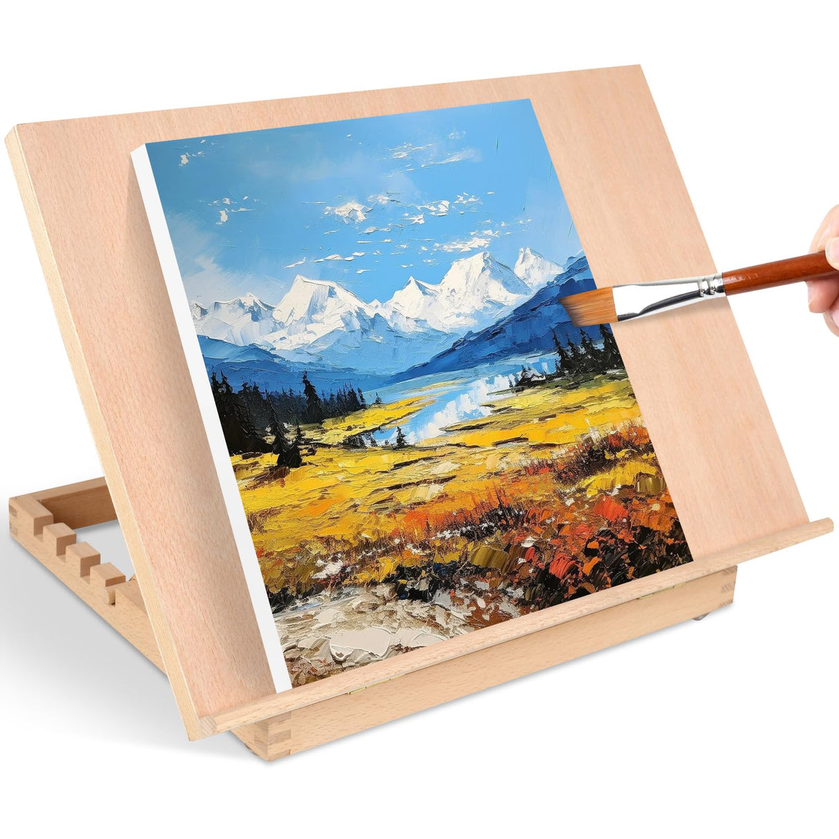 Drafting Table Easel Drawing and Sketching Board, Easel for Painting, Adjustable Angle Art Easel for Artists, Children, Beginners & Student. HXSEMAYIG