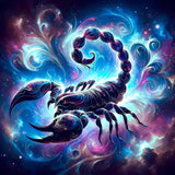 Xoaoes Scorpio Diamond Art Kits for Adults, 5D Diamond Painting Kits for Adults, DIY Gem Painting, Crafts for Adults, Dimond Art Paintings Kit, Full Drill Diamond Dot for Home Wall Decor 14 X 14 Inch Xoaoes