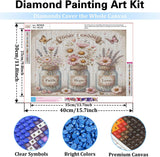 mrpwnle Diamond Art Kits for Adults, Faith,Hope,Love Diamond Painting Kits for Beginners, Inspirational Diamonds Art Painting Kits, 5D Round Full Drill Crafts Kits Home Decor Gifts 16x12inch mrpwnle