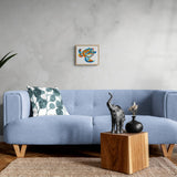 Uniquilling Quilling Kit, Paper Quilling Kits, 8 * 10-in Blue Turtle Paper Filigree Kits with Quilling Tools& Using Manual, DIY Quilling Artwork Modern Wall Art for Living Room Uniquilling