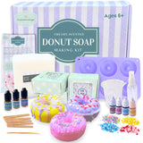 Innovative Ginger DIY Donut Soap Making Craft Kit for Kids, Teens, and Adults - Fun, Easy, Creative - Large Soap Donuts - Perfect Birthday & Holiday Gift - Unique, Mess-Free, All-in-One Kit (Donut) Innovative Ginger
