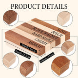 30 Pieces Exotic Wood Pen Blanks Pen Turning Supplies, Black Walnut, Hard Maple, Beech, Sapele, Cherry, and Merbau DIY Crafts Pen Turning Kit for DIY Crafts,5 x 3/4 x 3/4 Inches Yookeer