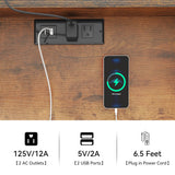 YITAHOME Dresser TV Stand for 55'' TV, 9-Drawer Tower with Power Outlet and LED Light, Wide Dresser with Metal Handle with Shelves(Pink) YITAHOME