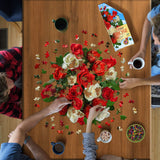Madd Capp: I Am Rose - 350 Piece Jigsaw Puzzle- 8003 – Ages 10+, Unique Floral-Shaped Border, Challenging Random Cut, Includes Educational Madd Capp Fun Facts Madd Capp