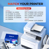 SUDLTO TN660 TN-660 Toner Cartridge Replacement Compatible for TN660 TN630 TN-630 TN-660 Use for HL-L2300D HL-L2380DW HL-L2320D DCP-L2540DW HL-L2340DW HL-L2360DW HL-L2305W (2 Black) SUDLTO