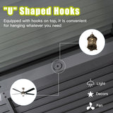 Domi 12x15FT Sunroom, Four Season Solarium with Galvanized Steel Hardtop, Aluminum Frame, 4 Sliding Doors, Movable PVC Screen Walls, All Weather Outdoor Pavilion for Patio, Deck, Backyard, Grey domi outdoor living