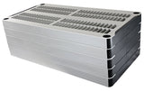 HDX 36” x 72” 5-Tiered Ventilated Plastic Storage Shelving Unit w/ Raised Feet and Tool-Free Assembly Hardware & Outdoor