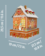 Ravensburger Gingerbread House Night Edition: 216 Piece 3D Jigsaw Puzzle for Kids 11568 - Easy Click Technology Means Pieces Fit Together Perfectly Ravensburger