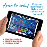 Thames & Kosmos Robotics Smart Machines Junior STEM Kit, Build & Code Your Robot’s Movements, Speed, Lights & Sounds, for Ages 8+, Use Screen-Free w/Built-in Buttons or via Block-Based Coding App Thames & Kosmos