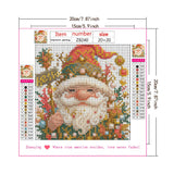 Zhenqing Whimsical Dwarf with Cane Diamond Painting Kit 7.87x7.87 Inch Full Drill, Fantasy DIY Craft for Adults & Teens, Enchanted Home Wall Decor Gift (20x20cm) - Complete Tools Included Zhenqing