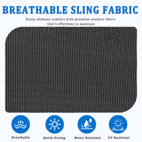 Seekverse 5-Piece Outdoor Dining Set, Square Metal Table with 4 Black Chairs, Black Patio Table with Umbrella Hole for Garden, Yard, Patio Seekverse