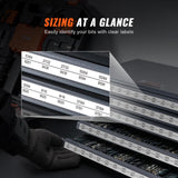 VEVOR Drill Bit Dispenser Cabinet, Five-Drawer Drill Bit Organizer Cabinet for 33/64" to 63/64" Steel Drill Dispenser Organizer Cabinet with Labels, Stackable Drill Dispenser for Drill Bit Storage VEVOR