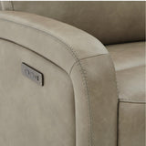 Watson & Whitely Power Recliner Chair, Zero Wall Hugger Recliners with Adjustable Headrest Type-C Charger, Faux Leather Single Sofa Chair RV Recliners for Small Space Living Room, Grey Watson & Whitely