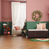 HOMEFORT 4-Tier Shoe Rack Organizer, Shoe Tower for Closet, Shoe Storage Shelf with MDF Top Board, Each Tier Fits 3 Pairs of Shoes, Entryway Shoes Organizer with Sturdy Metal Shelves, Rustic Brown HOMEFORT