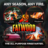 Betterwood 10 Pound Fatwood Natural Pine Firestarter 1 Pack for Campfire, BBQ, or Pellet Stove, Non Toxic and Water Repellent Better Wood Products