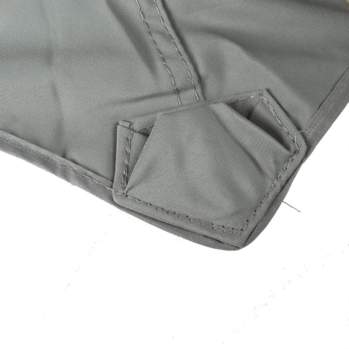 SRECELL Replacement Canopy Top for Lowe's Allen Roth High Performance Ripstop Heavy Duty Gazebo Roof Gazebo Top with Air Vent 10X12 Gazebo Cover,Gray SRECELL