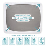 Bare Home Twin XL Quilted Mattress Pad - Twin Extra Long - Soft Mattress Topper - College Dorm Room Essentials - Easily Washable & Comfortable - Fitted Cover - Up to 15 Inches Deep (Twin XL, White) Bare Home