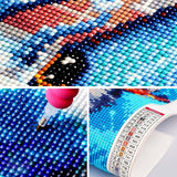 Landscape Japan Pagoda The Spring with Cherry Blossoms Scenery 5D Adult Diamond Art,DIY Diamond Art Painting Kit for Decor Canvas 11.7x15.7inch/30x40cm Generic