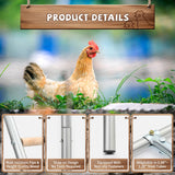 Chicken Roosting Ladder,Chicken Perch for coop,Chicken roosting Bars, Chicken coop Toys, Suitable for Chicken Run and Chicken Perch, Backyard Poultry, Farm Roost Toys for Chickens 55.1' L x 40.1' W YUMEKA