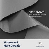 EAST OAK 4 Pieces Patio Furniture Set Cover, 600D Heavy-Duty Fabric, Waterproof, Dustproof and All-Weather Resistant, Outdoor Loveseat Cover, 2 Single Sofa Cover, Coffee Table Cover Included, Grey EAST OAK