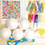 MOVEBO 1500 PCS Art and Craft School Supplies for Kids, Supplies Set with Construction Paper, Glue, Pipe Cleaners Craft and Kids' Scissor, Gifts for Girls and Boys Age 6+(red Bag) MOVEBO