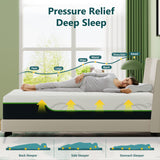 Rest Only Twin XL Mattress 14 Inch, Twin XL Hybrid Mattress in a Box, Extra Long Twin Innerspring Mattress with Gel Memory Foam and Pocket Coils Spring, Medium Plush Feel RO REST ONLY