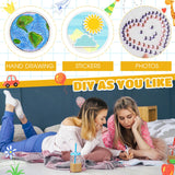 XunYee 20 Pcs Blank White Button Pins 2.25 Inch/ 58 mm DIY Craft Button with Pin White Pins Buttons Design Button Making Kit for DIY Crafts Christmas Craft Supplies, DIY Badges XunYee