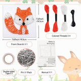 Boqin DIY String Art Kit - Cute Fox Craft With Patterns, Pushpins, Supplies for Kids 9-12 Girls - Unique Gift for Home Wall Decorations Boqin