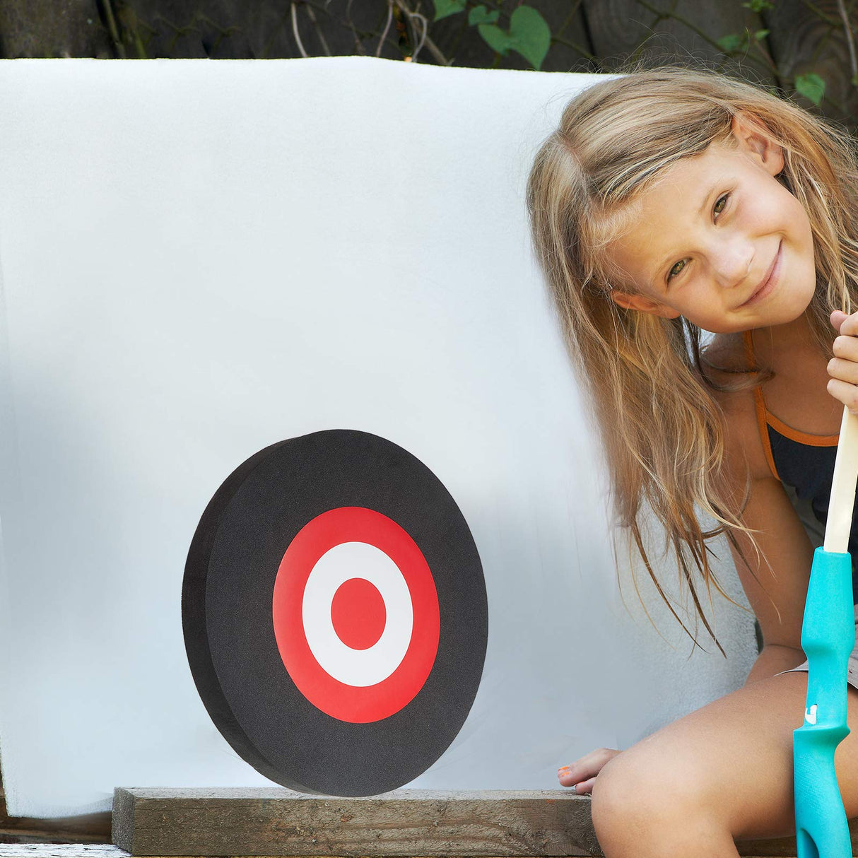 Sumind Round EVA Foam Arrow Target Portable Archery Arrow Moving Hunting Practice Target Lightweight Crossbow Shooting Practice Accessories for Backyard Indoor Outdoor Sumind