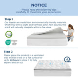 Bedsure 4 Inch Memory Foam Queen Mattress Topper, Dual Layer 2.5 Inch Gel Memory Foam & 800 GSM Waterproof Pillow Top Cooling Mattress Pad with 8-21 Inch Deep Pocket (Queen, 60x80 Inches) Bedsure