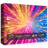 Impossible Puzzles for Adults 1000 Piece, Hard Difficult Puzzles Light, Colorful Rainbow Gradient Puzzle, Challenging Jigsaw Puzzles PICKFORU