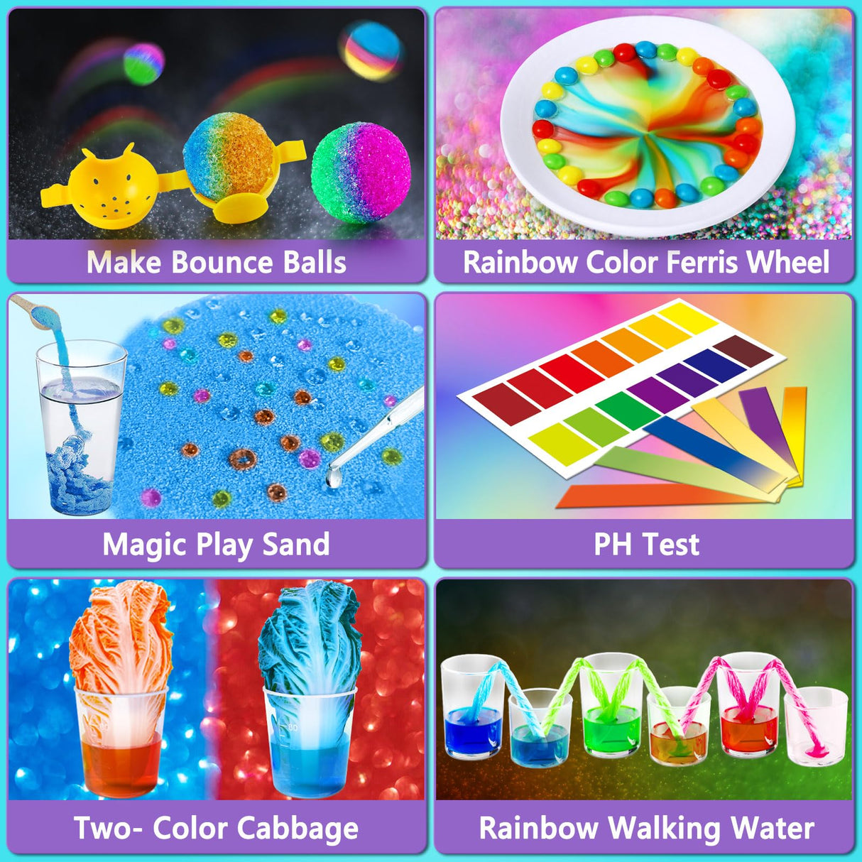 UNGLINGA 70+ Experiments Science Kit for Kids, Chemistry Set, Educational Toys Gifts Idea for Boys and Girls Birthday Christmas S.T.E.M Toy Project UNGLINGA