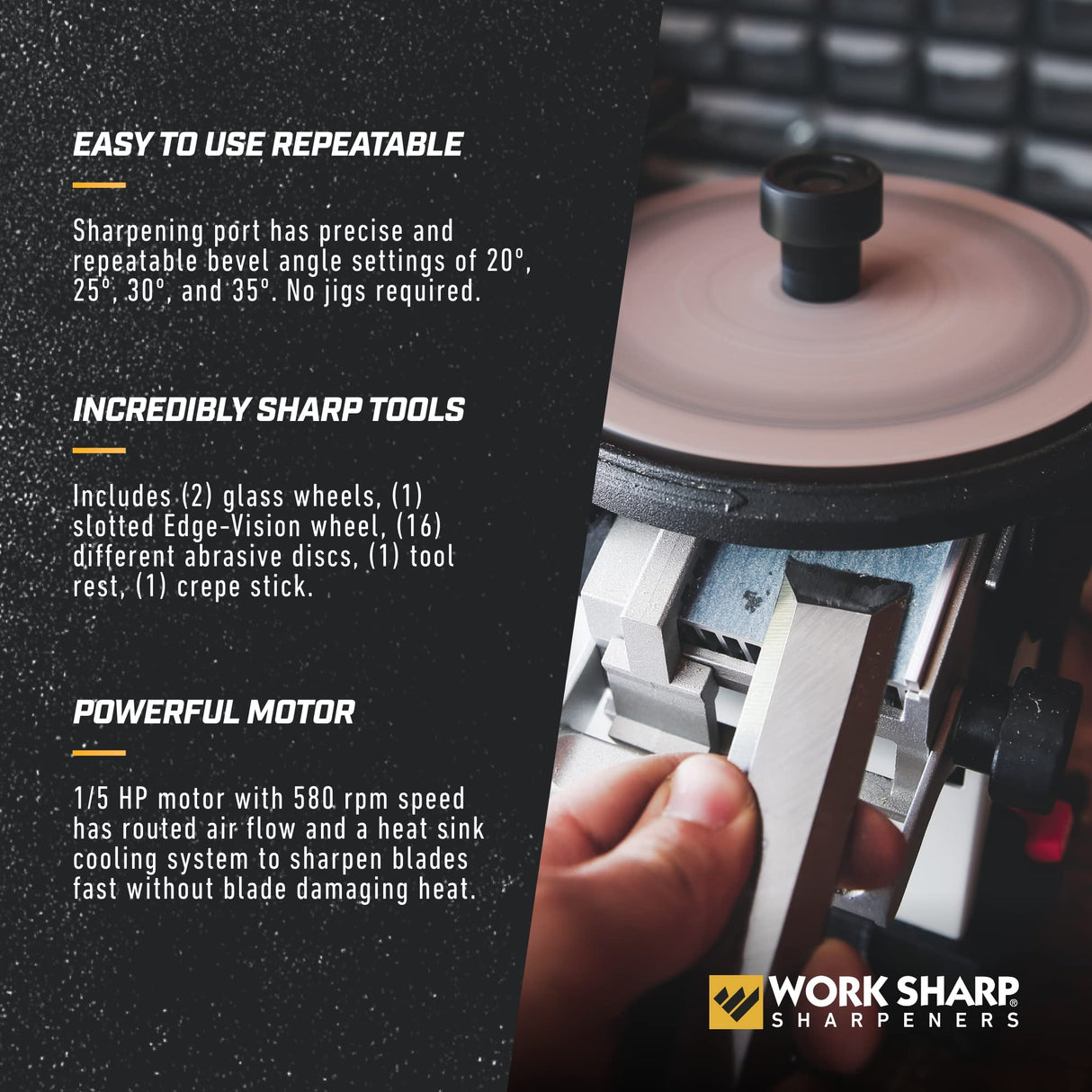 Work Sharp Benchtop Woodworking Tool Sharpener WORK SHARP