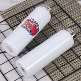 Draheri Sublimation Sports Water Bottle blanks, 22 Oz Sublimation Tumblers, Double Wall Stainless Steel Sports Water Bottle Flask with Portable Handle, Individually Boxed (8 Pack) Draheri