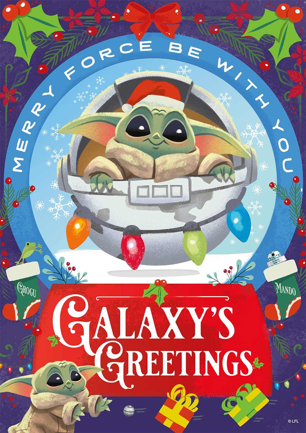 Buffalo Games - Star Wars - : Galaxy's Greetings - 500 Piece Jigsaw Puzzle for Adults -Challenging Puzzle Perfect for Game Nights - Finished Size is 21.25 x 15.00 Buffalo Games