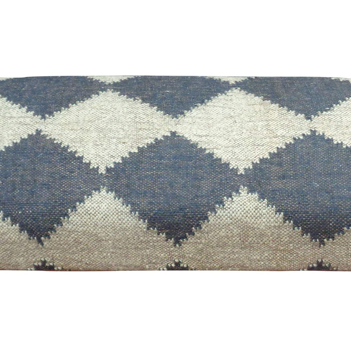 LR Home Alexei Tan/Black Upholstered Bench for Bedroom End of Bed | Farmhouse Checkered Accent Bench for Living Room, Bedroom, or Entryway Seating | Long Rectangle Sitting Bench | 47"W x 16"D x 18"H L.R. Resources Inc