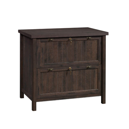 Sauder Costa Lateral File, Coffee Oak finish - WoodArtSupply