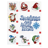 Leisure Arts Cross Stitch Holiday Ornaments Galor Cross Stitch Book- Pattern Kits from Snowmen to Elves to Woodland Creatures, 98 Christmas Ornaments Design. LEISURE ARTS