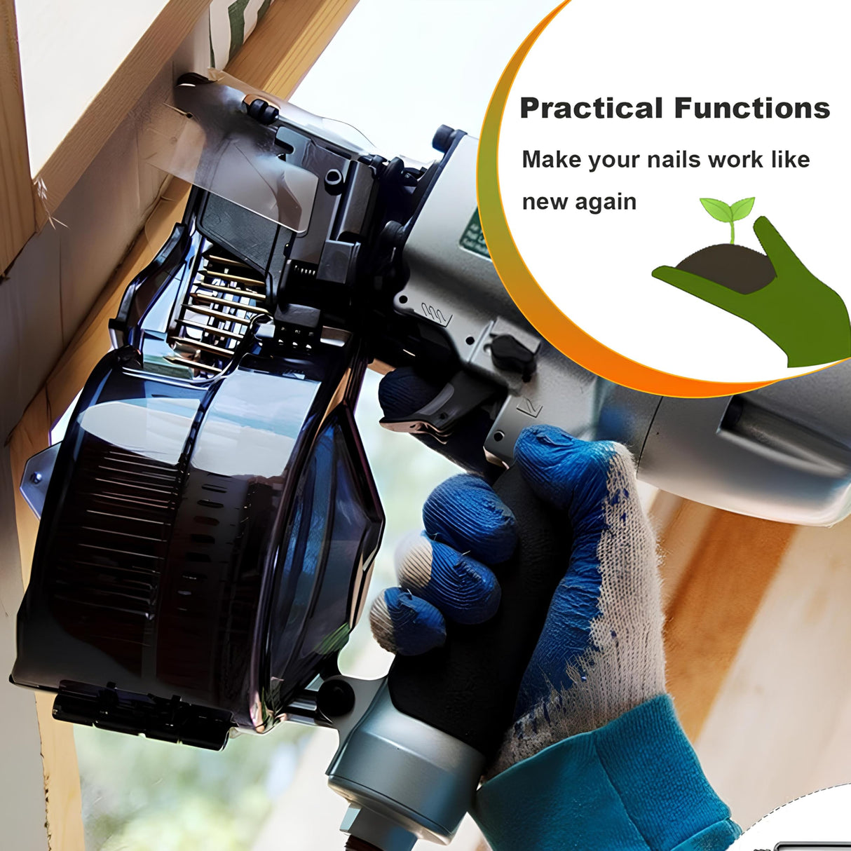 Phyxlyn F350S Rebuild Kit 219224 Trigger Valve 402669 Pin Fastens Trigger 402668 Retaining Ring Fit for F350S F350 Framing Nailer Replacement Parts Phyxlyn