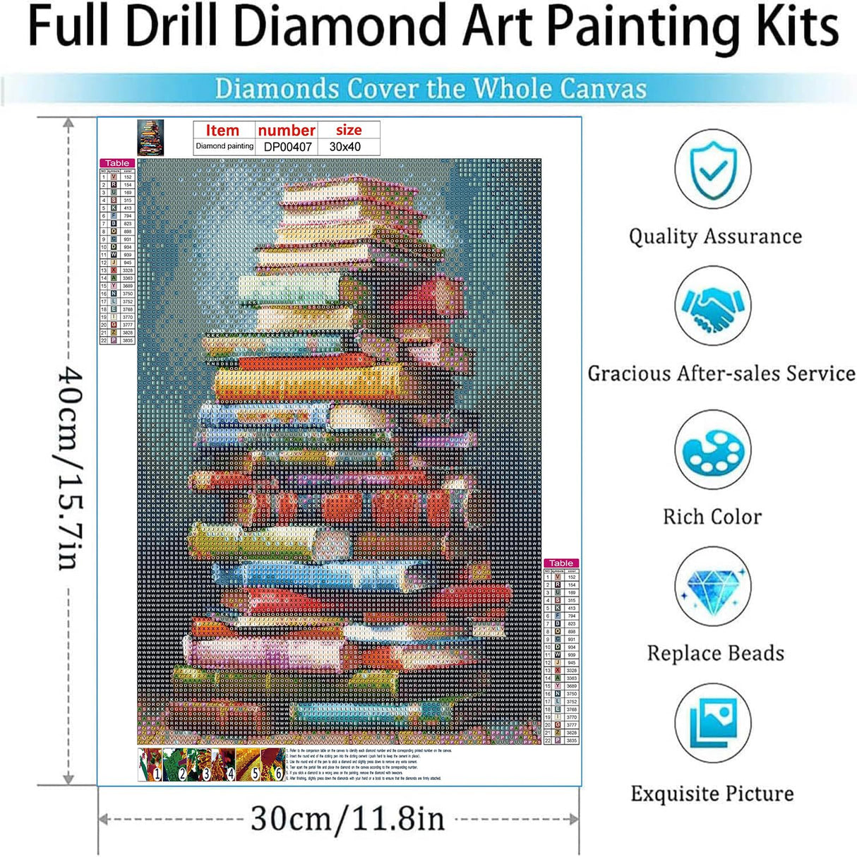 ARPADAMO Diamond Art Kits for Adults,5D Book Diamond Painting DIY Flower Diamond Art Diamond Painting Kits for Adult,Round Full Drill Diamonds, Diamond Art Kits for Home Decor-12x16inch ARPADAMO