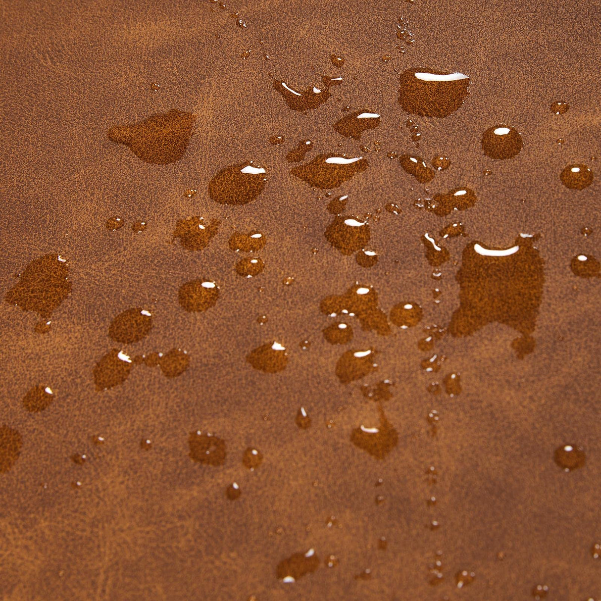 Yaheetech Leather Living Room Chair, Rocking Accent Chair, Modern Nursery Glider Chair with High Back and Side Pocket, Accent Rocker Armchair with Wood Legs for Living Room Bedroom Study, Brown Yaheetech