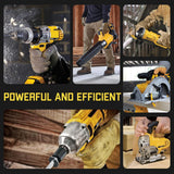 Xmenany 4Pack 20V 6000mAh Replacement for Dewalt 20V Lithium Battery Max DCB200 DCB206 DCB201 DCB203 DCB181 DCB180 DCD/DCF/DCG/DCS Series Xmenany