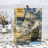 Ingooood- Jigsaw Puzzles 1000 Pieces for Adult- Fantasy Series- Age of Discovery_IG-0398 Entertainment Wooden Puzzles Toys Ingooood