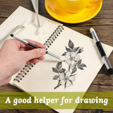 24pcs Artist Blending Stump and Sponge Pen, Double Headed Drawing Art Blender Pencil Sketch Scrapers Tools With Washable Rubbing Head for Lightening and Highlight salbsever