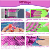 Genius maker Phoenix Diamond Painting Kits for Adults, 5D Animal Diamond Art Kits for Beginners DIY Full Drill Diamonds Painting Pictures, Diamond Gem Art Painting DIY Crafts Kit Decor 12x16inch Genius maker