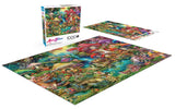 Buffalo Games - Aimee Stewart - Merry Mushroom Village Picnic - 1000 Piece Jigsaw Puzzle for Adults -Challenging Puzzle Perfect for Game Nights - Finished Size is 26.75 x 19.75 Buffalo Games
