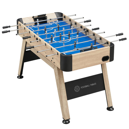 IDEALHOUSE 54 Inch Full Size Foosball Table, Soccer Table Game for Kids and Adults, Arcade Table Soccer for Home, Indoor Game Room Sport, Easy Assembly - WoodArtSupply