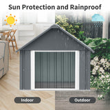 RYPetmia 34 X 38 X 35 Inches Dog House, Indoor Outdoor Doghouse for Medium Large Dogs, Weatherproof Puppy Shelter Sturdy and Long-Lasting Dog Houses RYpetmia