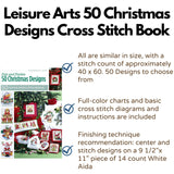 Fast & Festive, 50 Christmas Designs-Charming Cross Stitch Designs to use in a Variety of Christmas Projects LEISURE ARTS