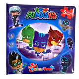 PJ Masks My First Puzzle Book - Jigsaw Puzzles for kids, 10-page board book, 5 puzzles to enjoy Phidal